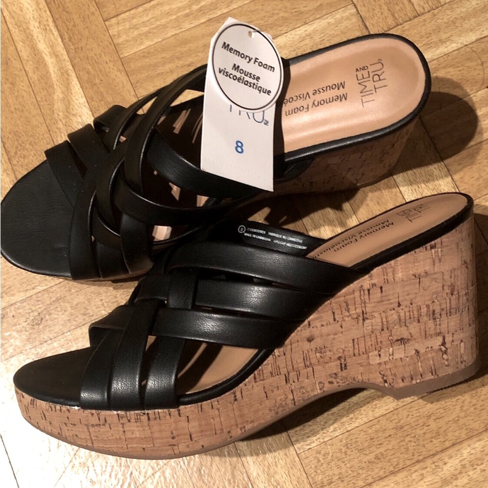 Cork Wedge sandals NWT